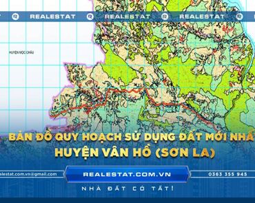 Bản đồ quy hoạch sử dụng đất huyện Vân Hồ (Sơn La) mới nhất