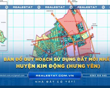 Bản đồ quy hoạch sử dụng đất huyện Kim Động (Hưng Yên) mới nhất