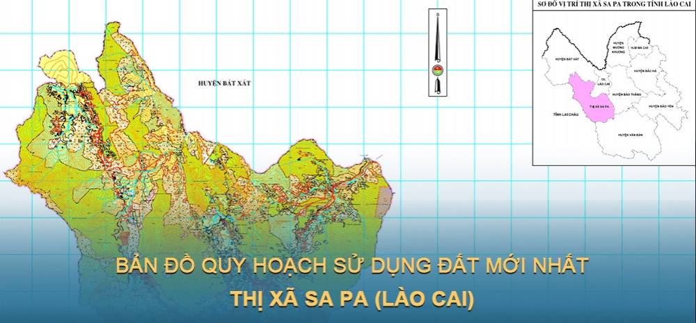 Bản đồ quy hoạch sử dụng đất Thị xã Sa Pa (Lào Cai) đến năm 2030