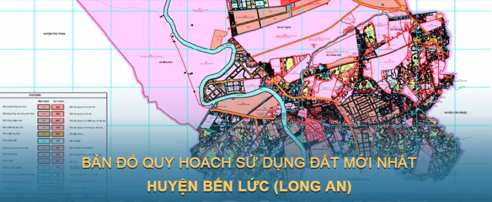 Bản đồ quy hoạch sử dụng đất huyện Bến Lức (Long An)đến năm 2030