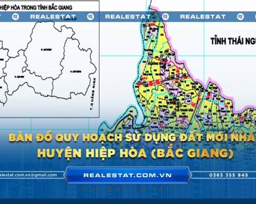 Bản đồ quy hoạch sử dụng đất huyện Hiệp Hòa (Bắc Giang) mới nhất