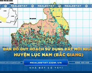Bản đồ quy hoạch sử dụng đất huyện Lục Nam (Bắc Giang) mới nhất