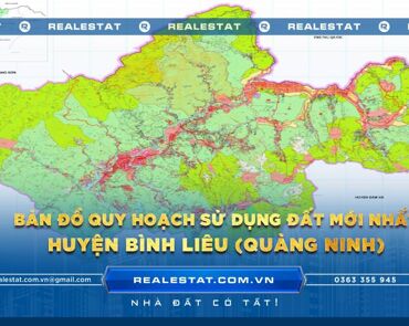 Bản đồ quy hoạch sử dụng đất huyện Bình Liêu (Quảng Ninh) mới nhất