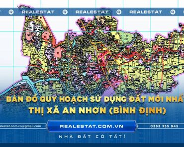 Bản đồ quy hoạch sử dụng đất Thị xã An Nhơn (Bình Định) mới nhất