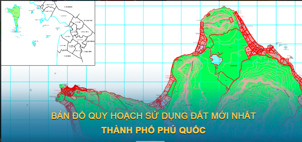 Bản đồ quy hoạch sử dụng đất Thành phố Phú Quốc 2021