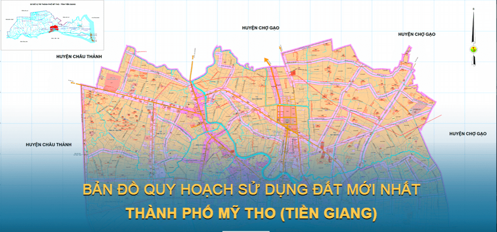 Bản đồ quy hoạch sử dụng đất Thành phố Mỹ Tho 2021