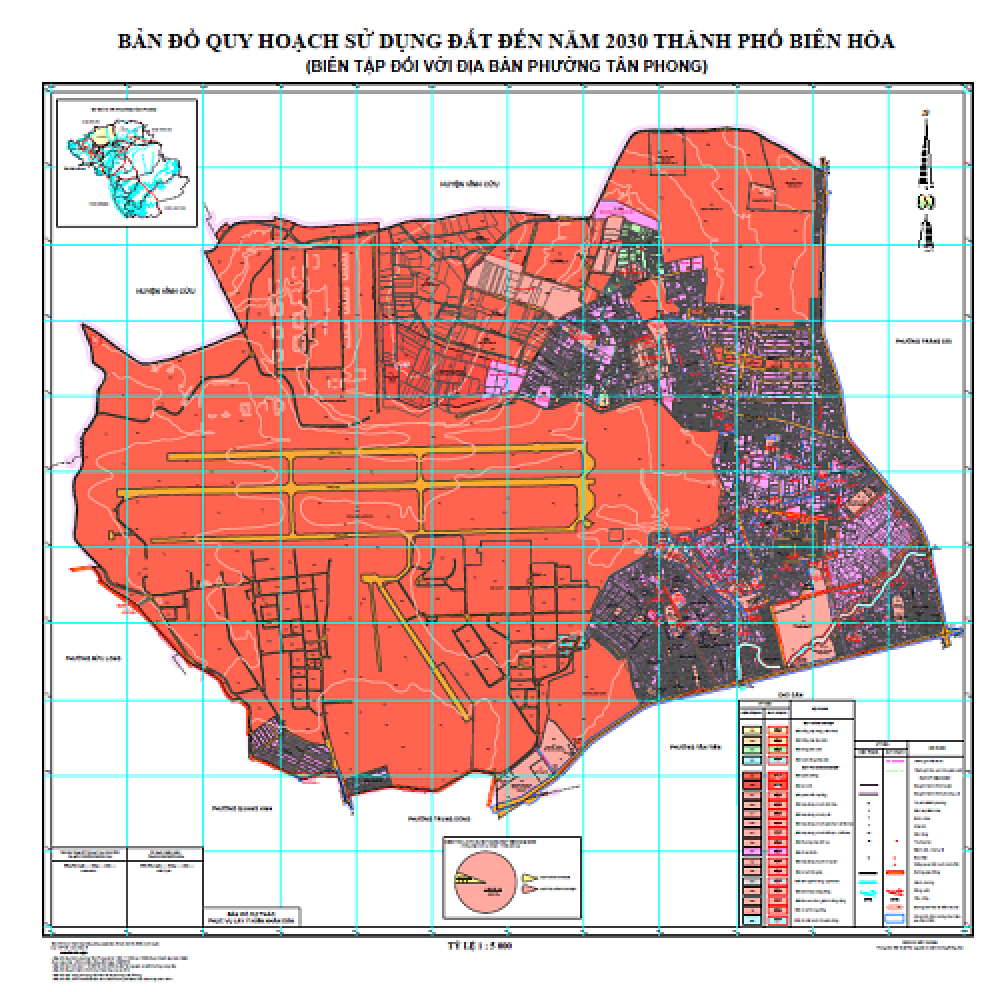 Bản Đồ Quy Hoạch Phường Tân Phong 2030