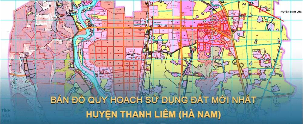 Bản đồ quy hoạch sử dụng đất huyện Thanh Liêm (Hà Nam) đến năm 2030