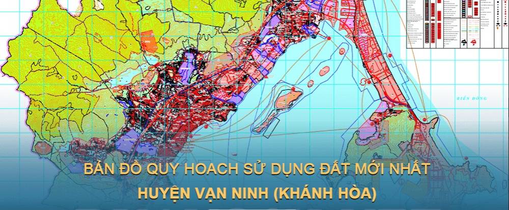 Bản đồ quy hoạch sử dụng đất huyện Vạn Ninh (Khánh Hòa) đến năm 2030