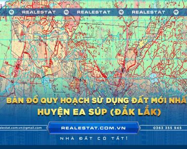 Bản đồ quy hoạch sử dụng đất huyện Ea Súp (Đắk Lắk) mới nhất