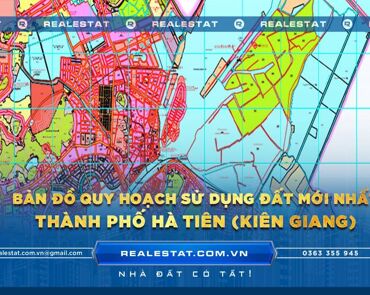 Bản đồ quy hoạch sử dụng đất thành phố Hà Tiên (Kiên Giang) mới nhất