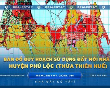 Bản đồ quy hoạch sử dụng đất huyện Phú Lộc (Thừa Thiên Huế) mới nhất