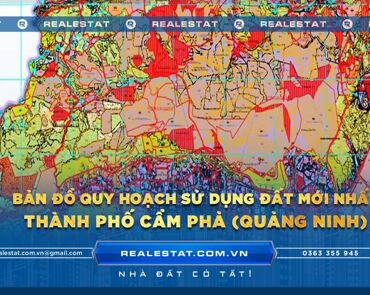 Bản đồ quy hoạch sử dụng đất TP Cẩm Phả (Quảng Ninh) mới nhất