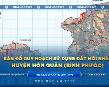 Bản đồ quy hoạch sử dụng đất huyện Hớn Quản (Bình Phước) mới nhất